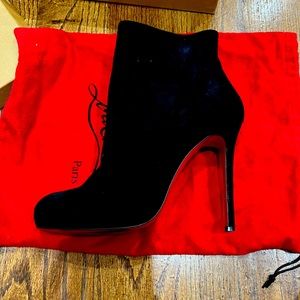 Christian Louboutin Suede Booties
